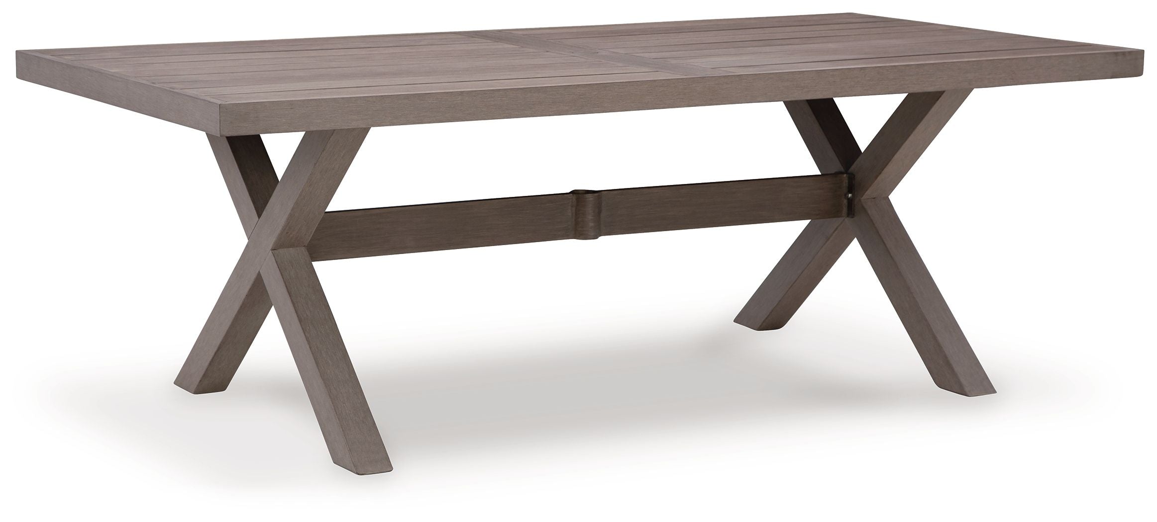 Signature Design by Ashley® Hillside Barn - Brown - Rectangular Dining Table W/Umb Opt | Meri Furniture