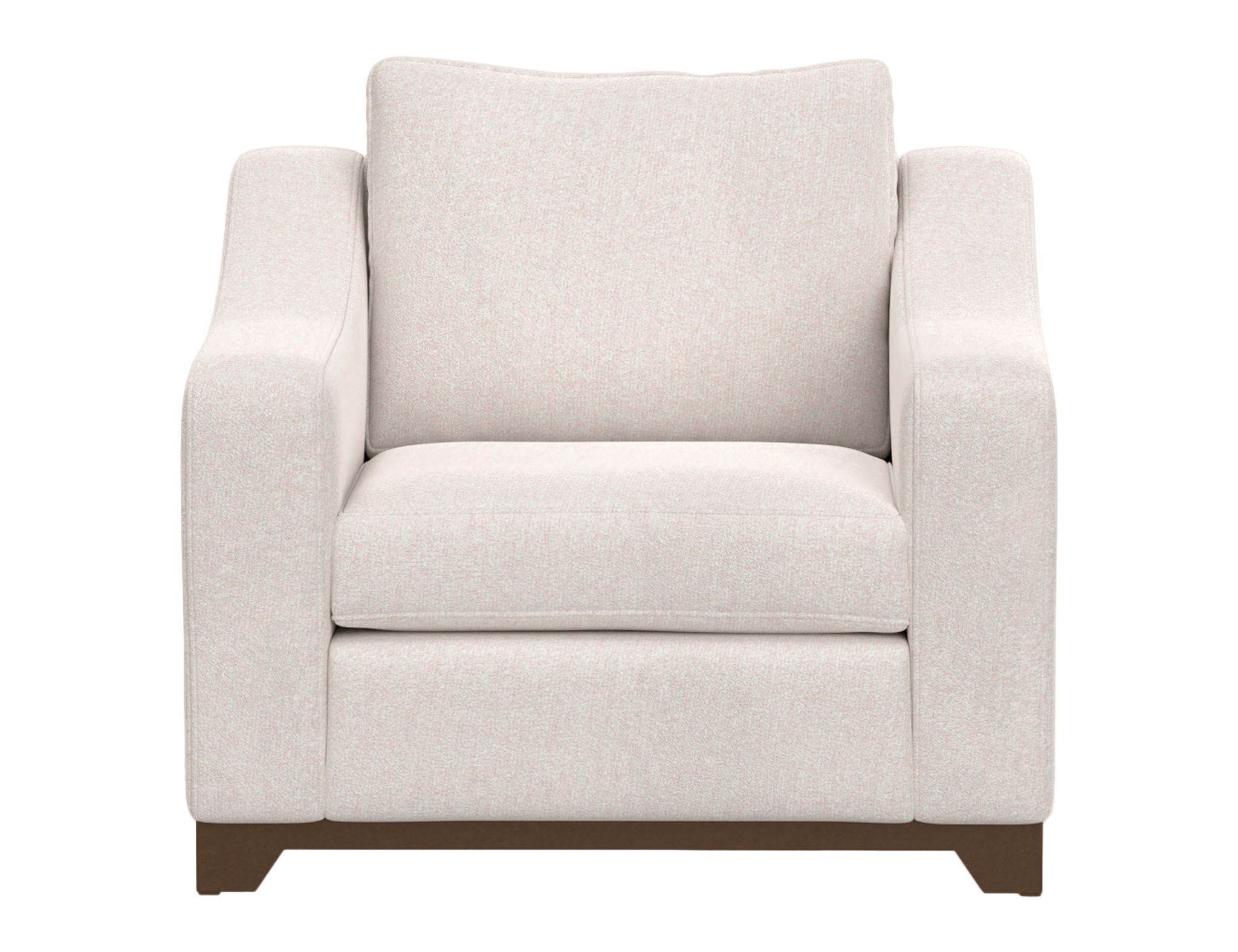 Natural Parota - Armchair - Mink Withe