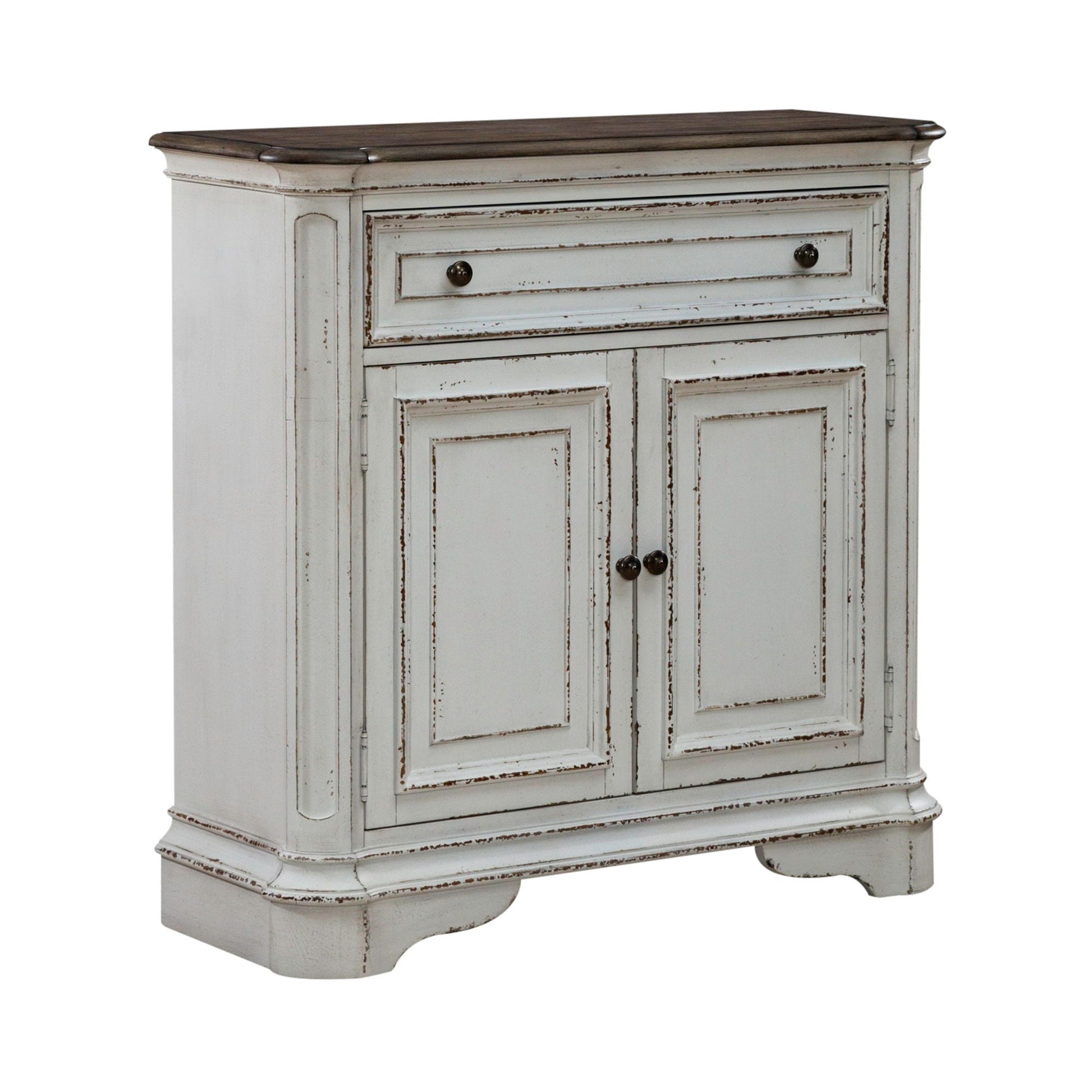 Liberty Furniture Magnolia Manor - Accent Cabinet - White | Meri Furniture