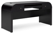 Signature Design by Ashley® Rowanbeck - Black - Home Office Desk | Meri Furniture
