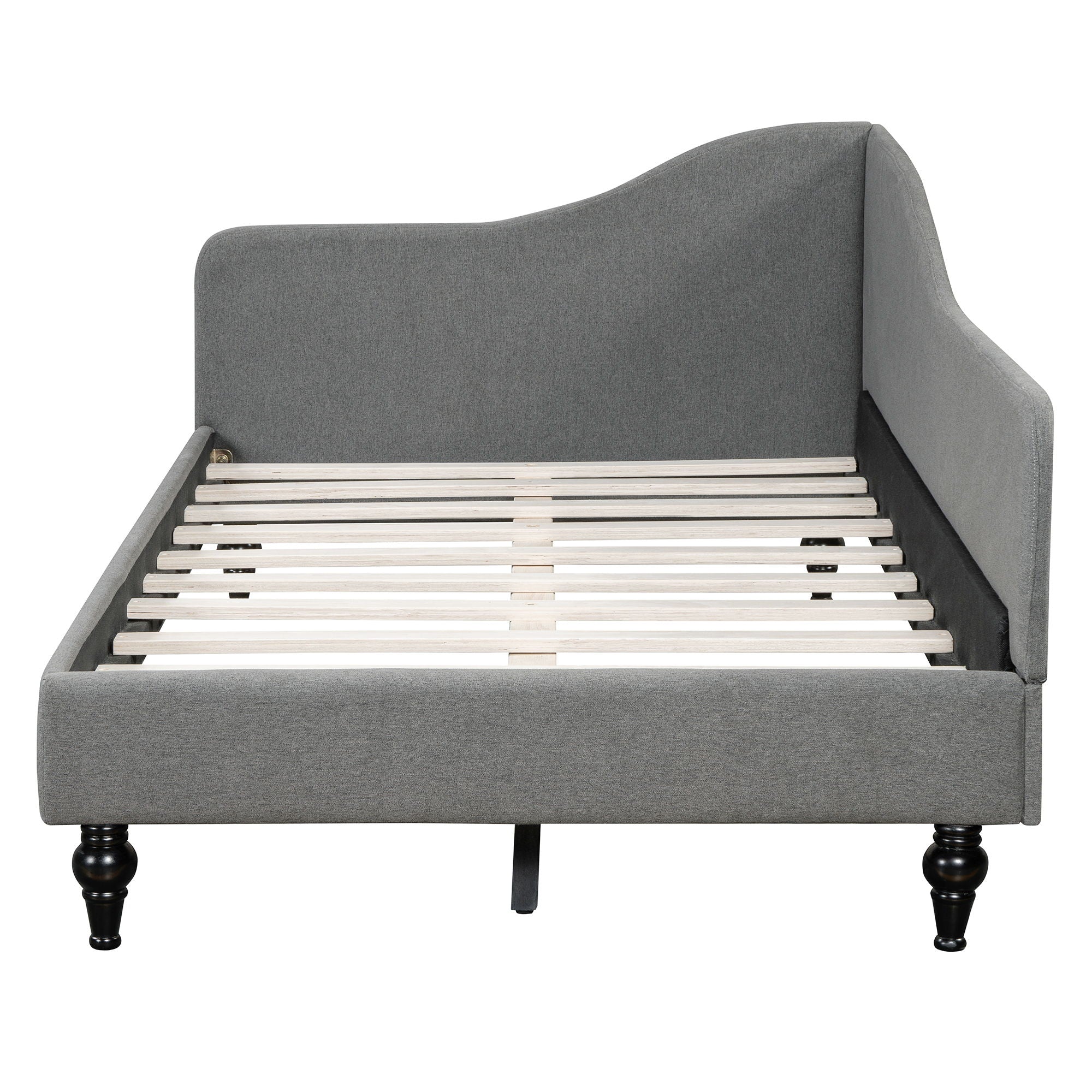 Modern L Shaped Linen Daybed With Legs