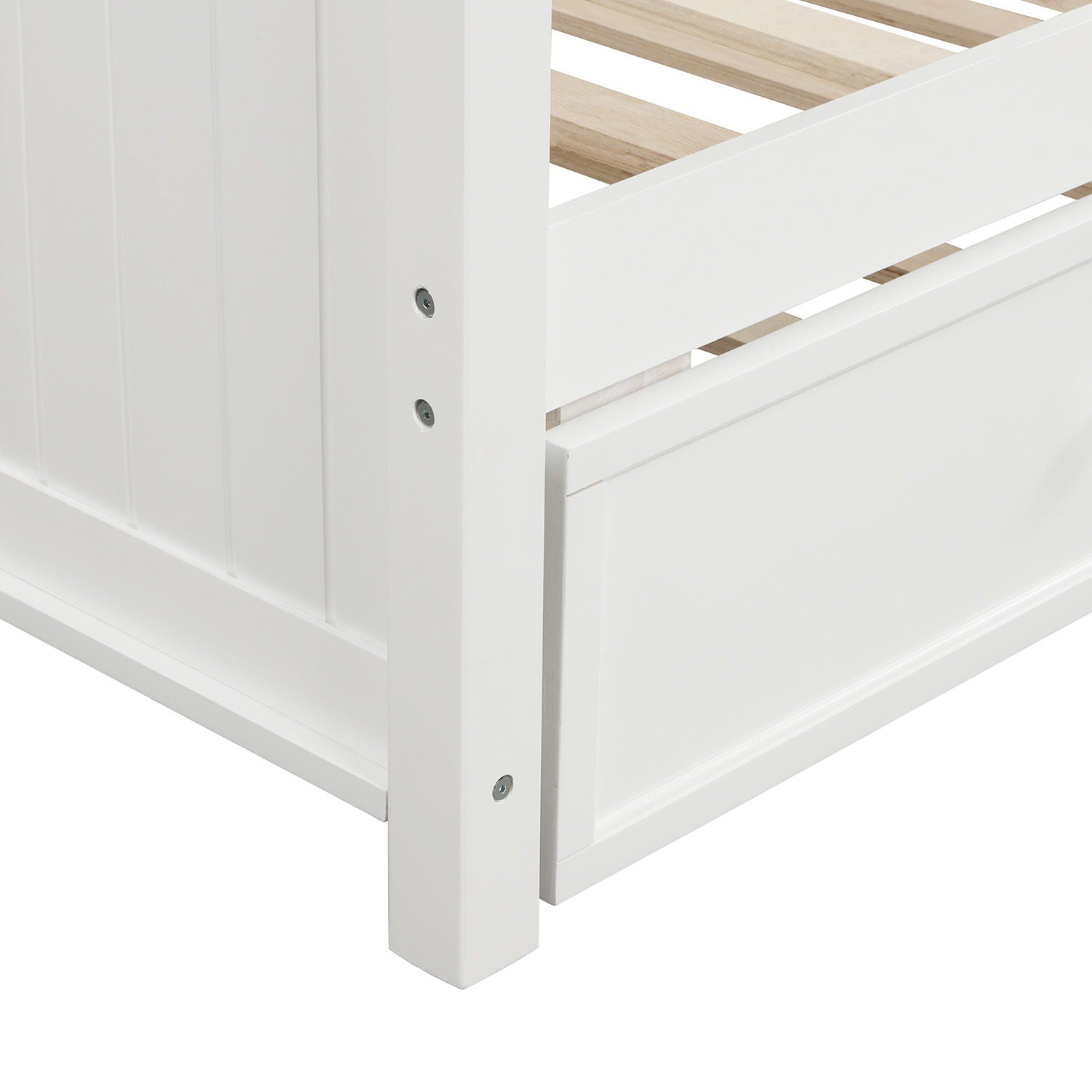 Twin Size Daybed & Twin Size Trundle - White