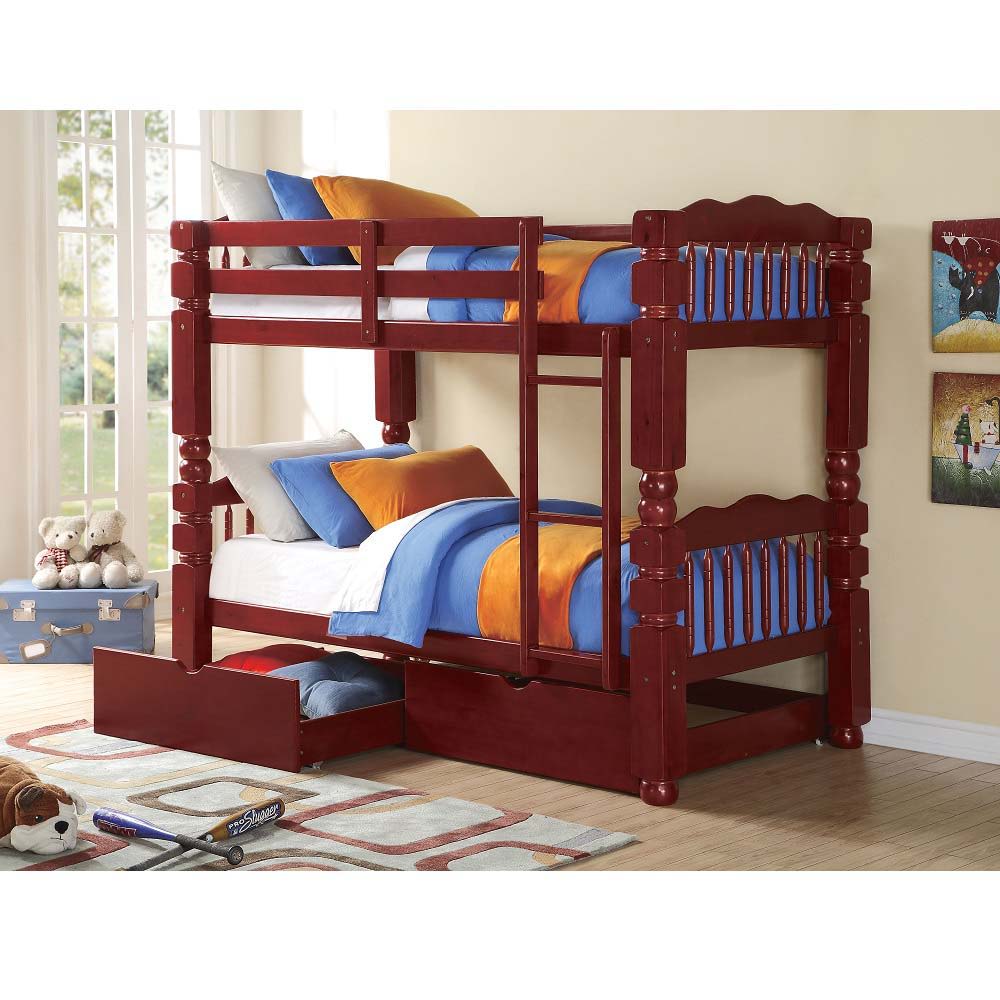 ACME Benji - Storage - Cherry Finish | Meri Furniture