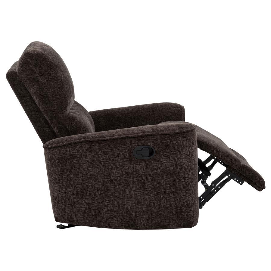 Navarro - Chenille Upholstered Glider Recliner