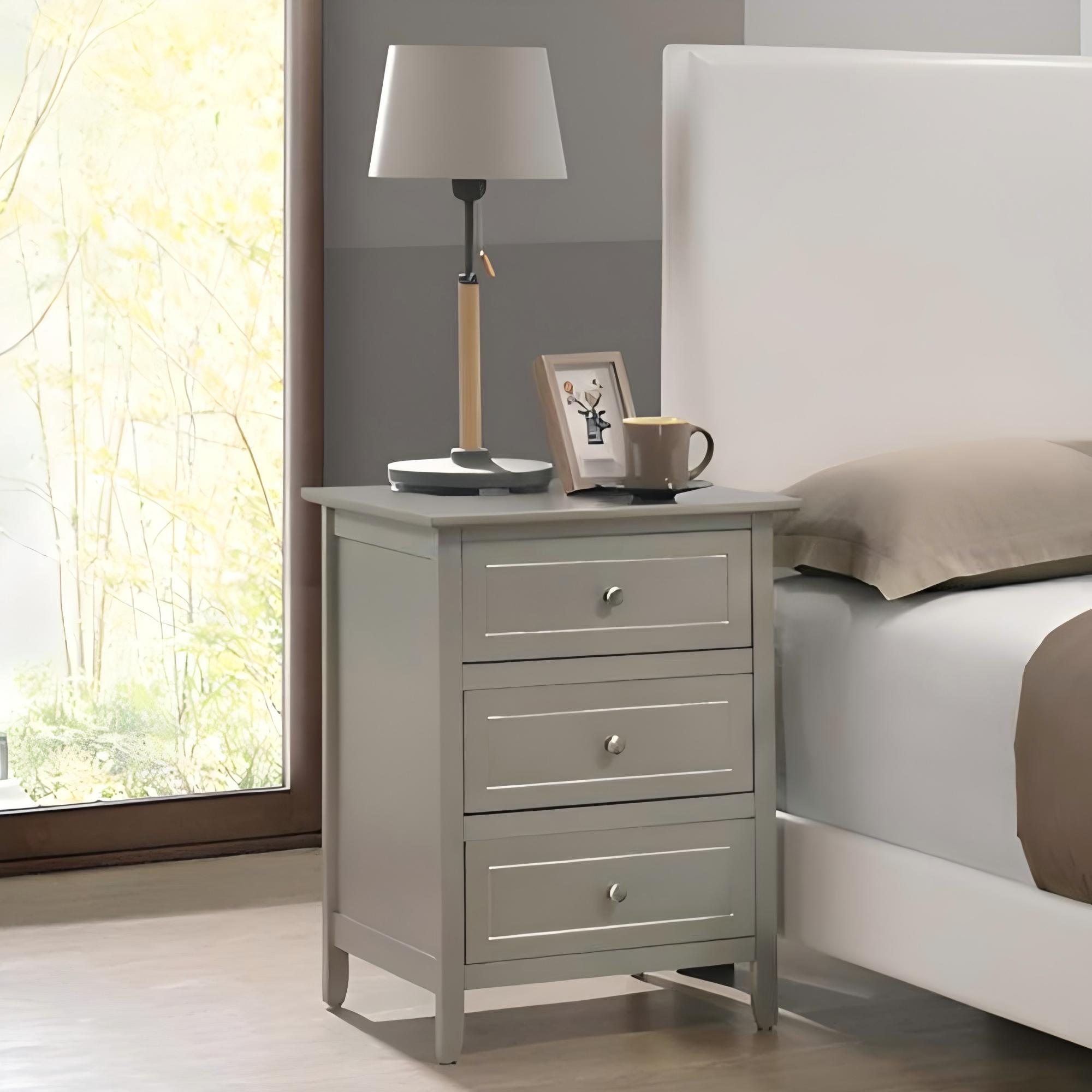 Daniel - 3 Drawer Nightstand