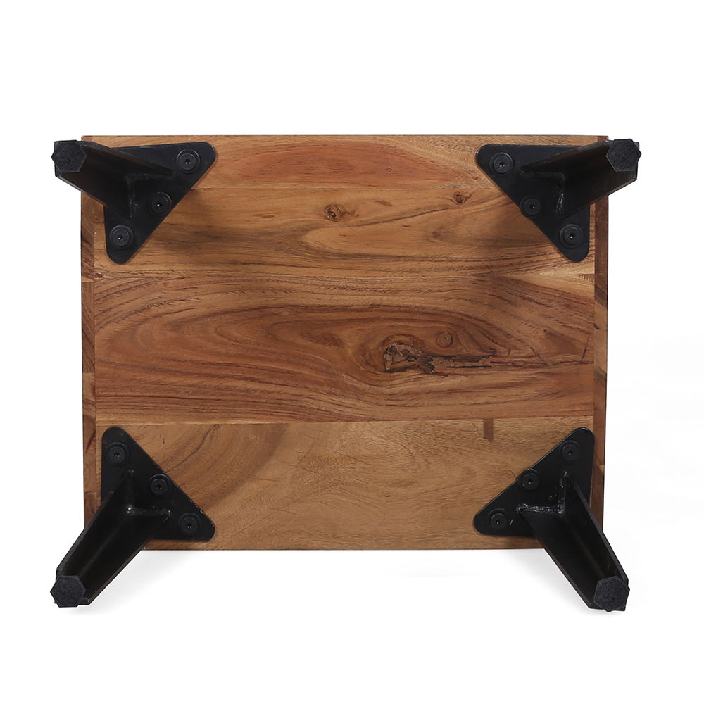 Asther - Bedside Table - Natural Wood / Brown