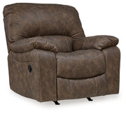 Signature Design by Ashley® Kilmartin - Chocolate - Rocker Recliner | Meri Furniture