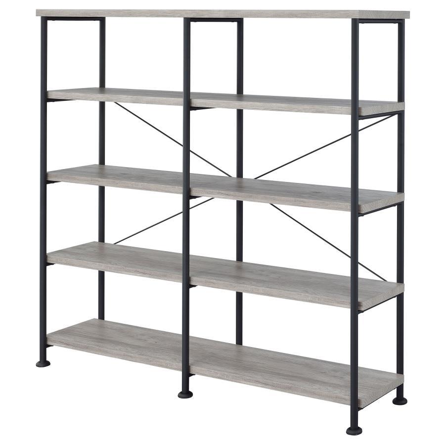 Analiese - 4-Shelf Double Bookshelf