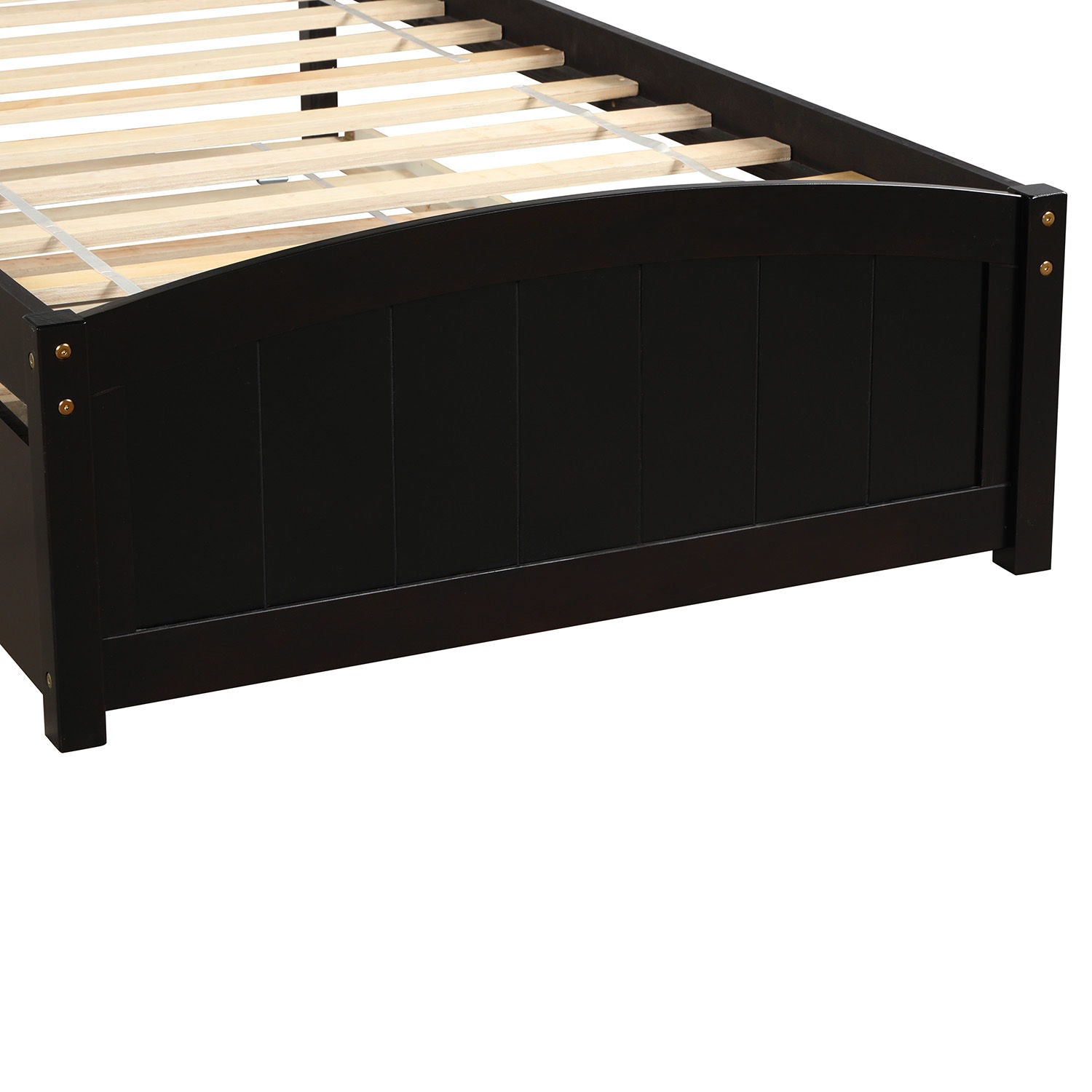 Platform Bed & Headboard, Footboard And Wood Slat Support