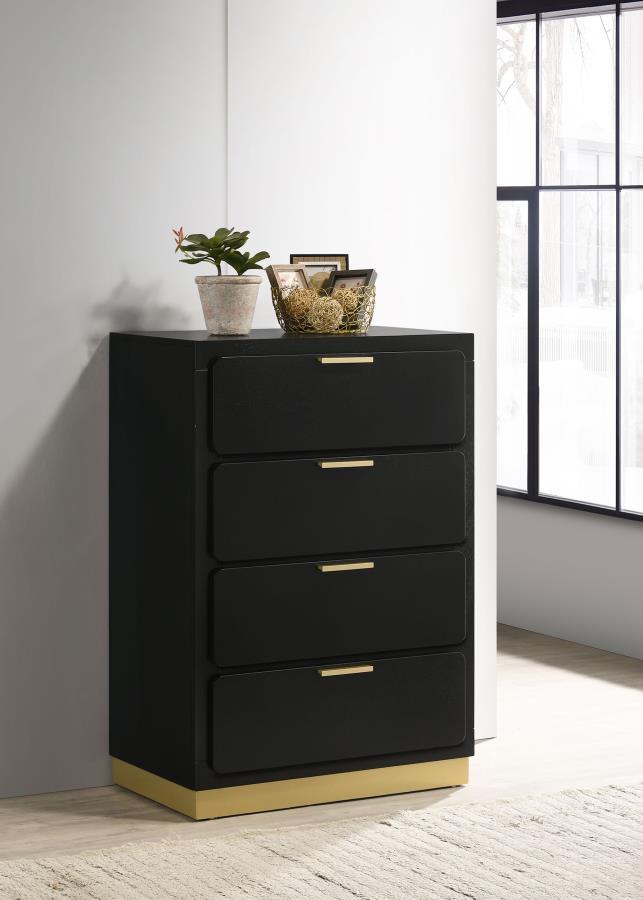 Coaster Fine Furniture Caraway - 4-Drawer Bedroom Chest | Meri Furniture