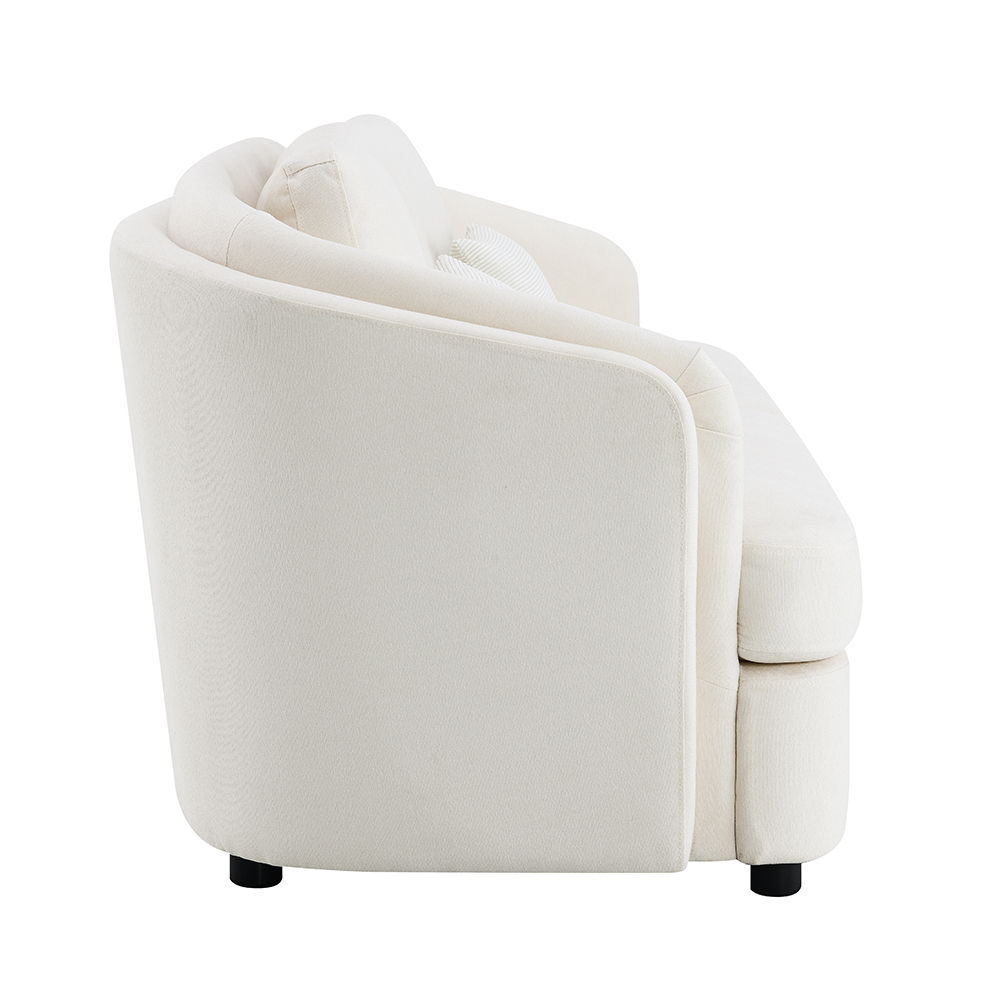 ACME Mariko - Sofa With 2 Pillows - Beige Linen | Meri Furniture