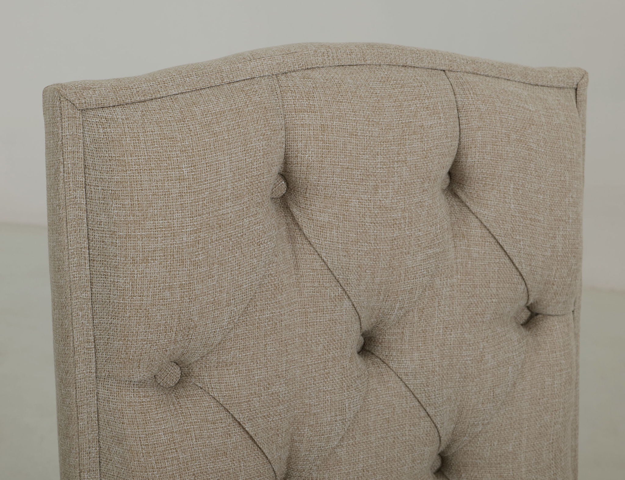 Marquez - Upholstered Chair With Tufted Back (Set of 2) - Two Tone Light Brown