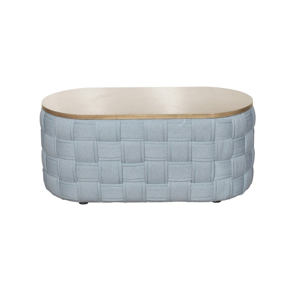 ACME Saree - Coffee Table - Light Teal | Meri Furniture