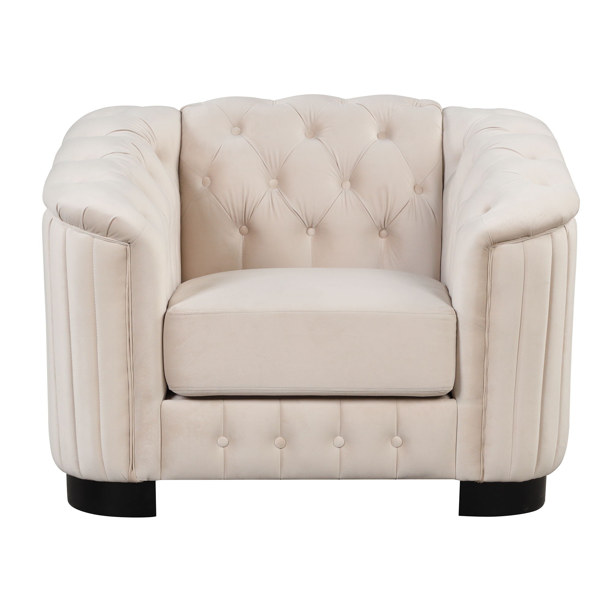 Upholstered Accent Sofa Chair With Removable Cushion