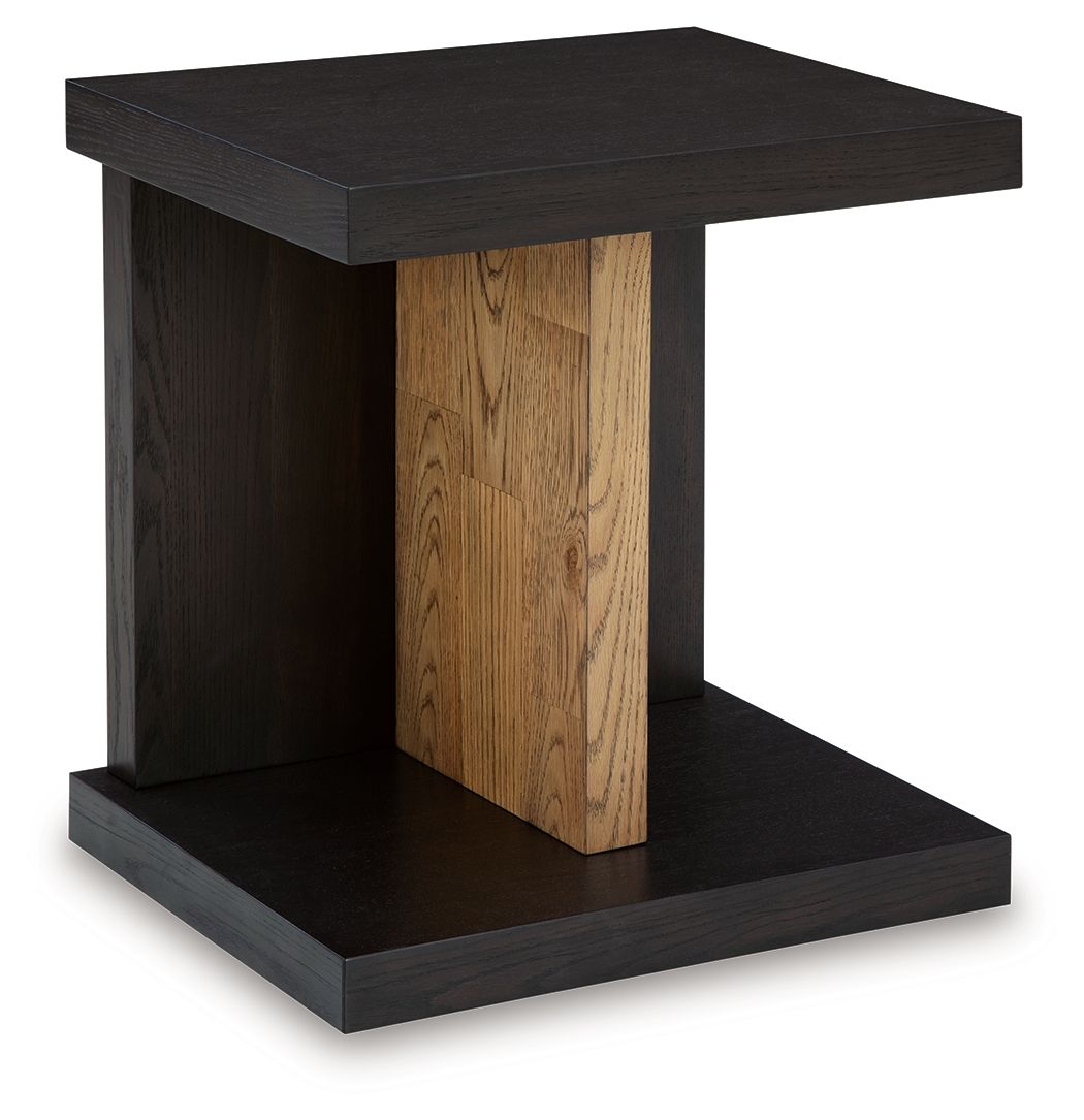 Signature Design by Ashley® Kocomore - Brown / Natural - Chair Side End Table | Meri Furniture