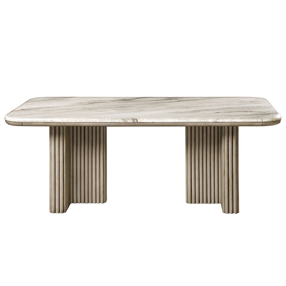 ACME Charity - Dining Table - Beige | Meri Furniture