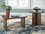 Signature Design by Ashley® Shawbeck - Medium Brown - Occasional Table Set (Set of 2) | Meri Furniture