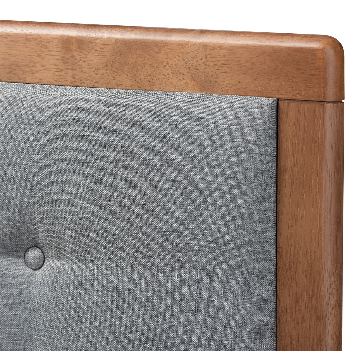 Cosma Modern Transitional Ash Walnut Brown Finished Wood 4-Drawer Full Size Platform Storage Bed