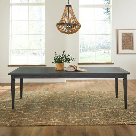 Liberty Furniture Caruso Heights - Rectangular Leg Table - Black | Meri Furniture