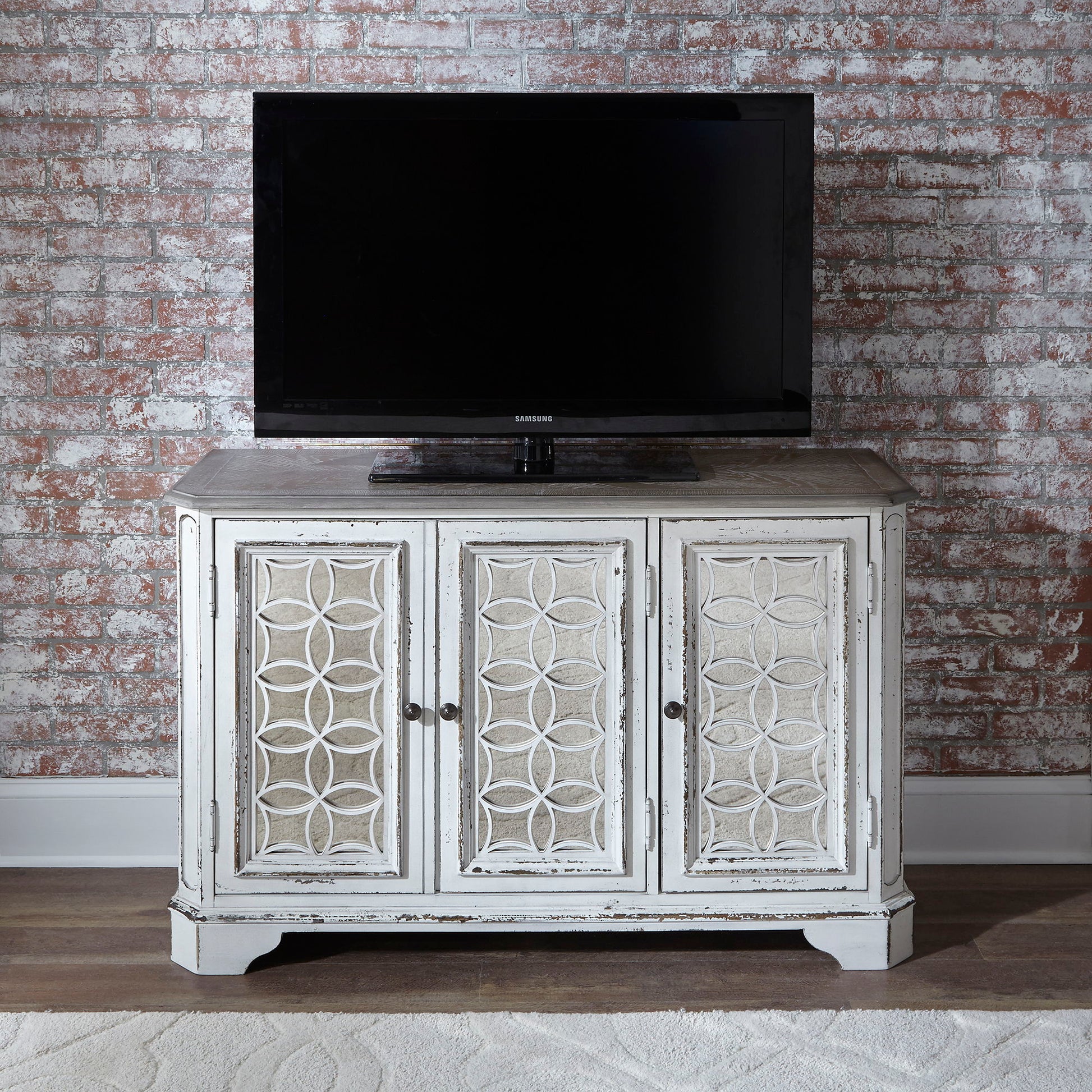 Liberty Furniture Magnolia Manor - Hall Console - White | Meri Furniture