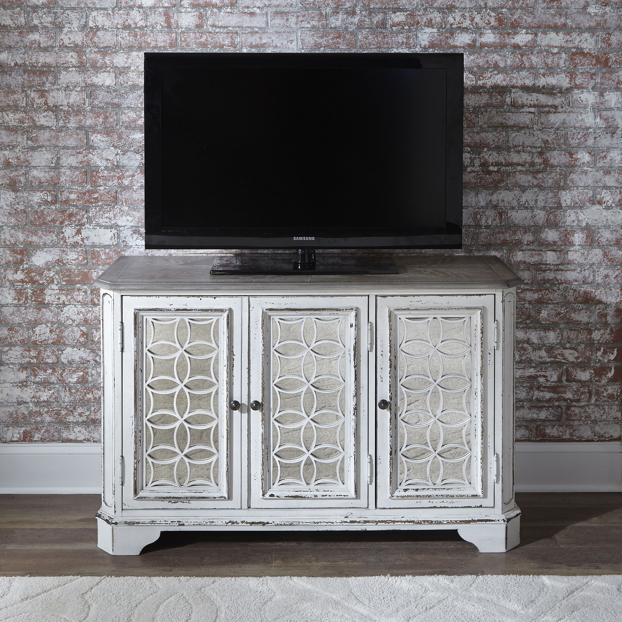 Liberty Furniture Magnolia Manor - Hall Console - White | Meri Furniture