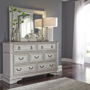 Liberty Furniture Abbey Park - Dresser & Mirror - White | Meri Furniture