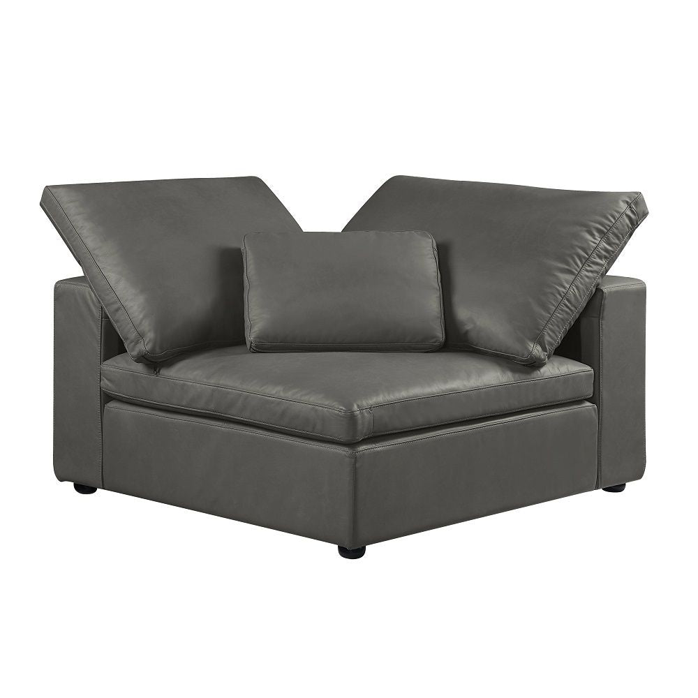 ACME Margot - Modular Wedge - Dark Gray | Meri Furniture