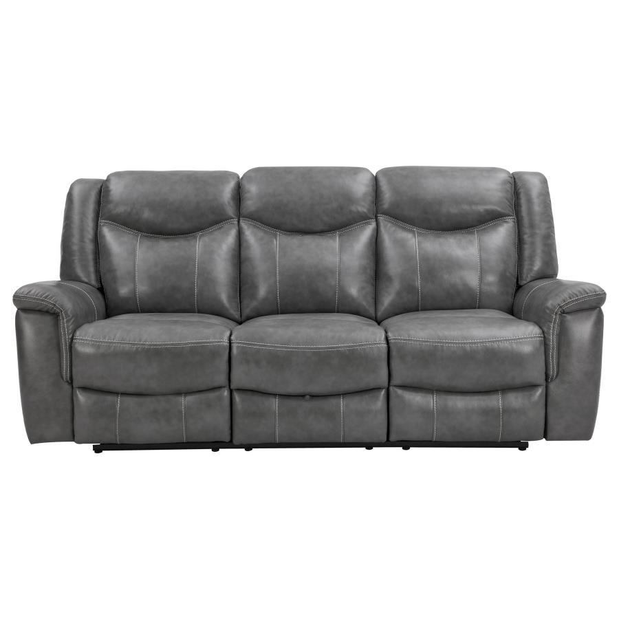 Coaster Fine Furniture Conrad - Upholstered Padded Arm Motion Sofa Set | Meri Furniture