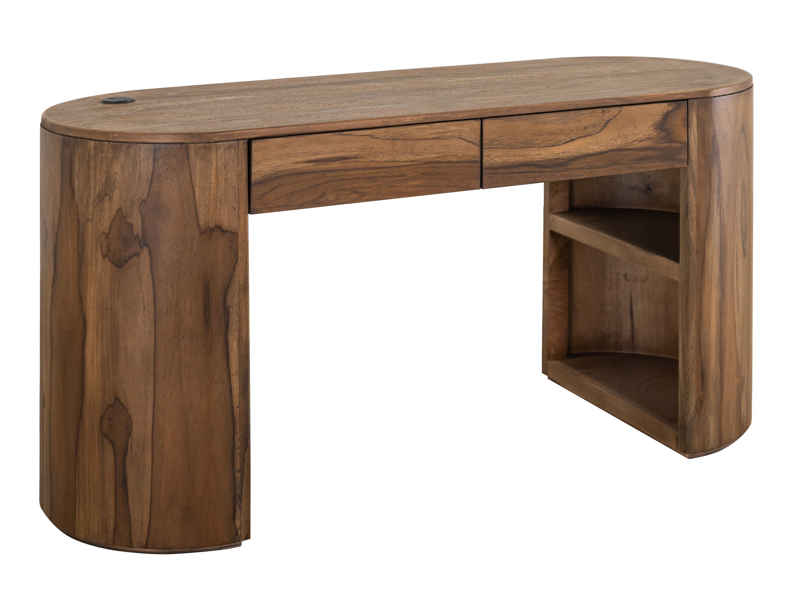 International Furniture Direct Balam - Desk - Brown | Meri Furniture
