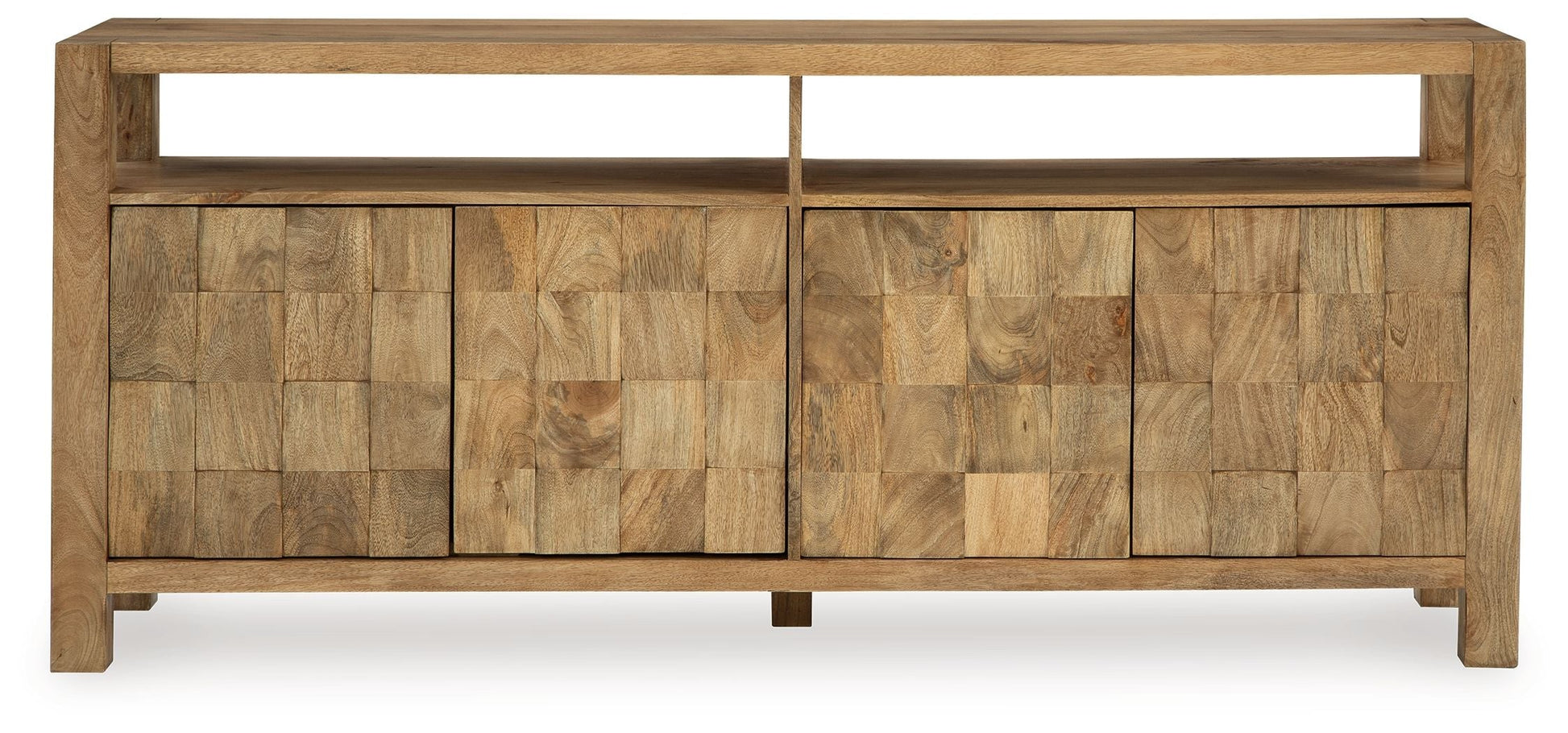 Signature Design by Ashley® Hudwick - Natural Brown - Accent Cabinet | Meri Furniture