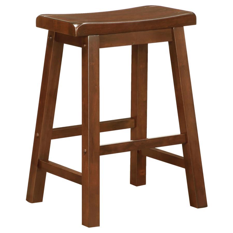Coaster Fine Furniture Durant - Wood Backless Counter Stool (Set of 2) | Meri Furniture