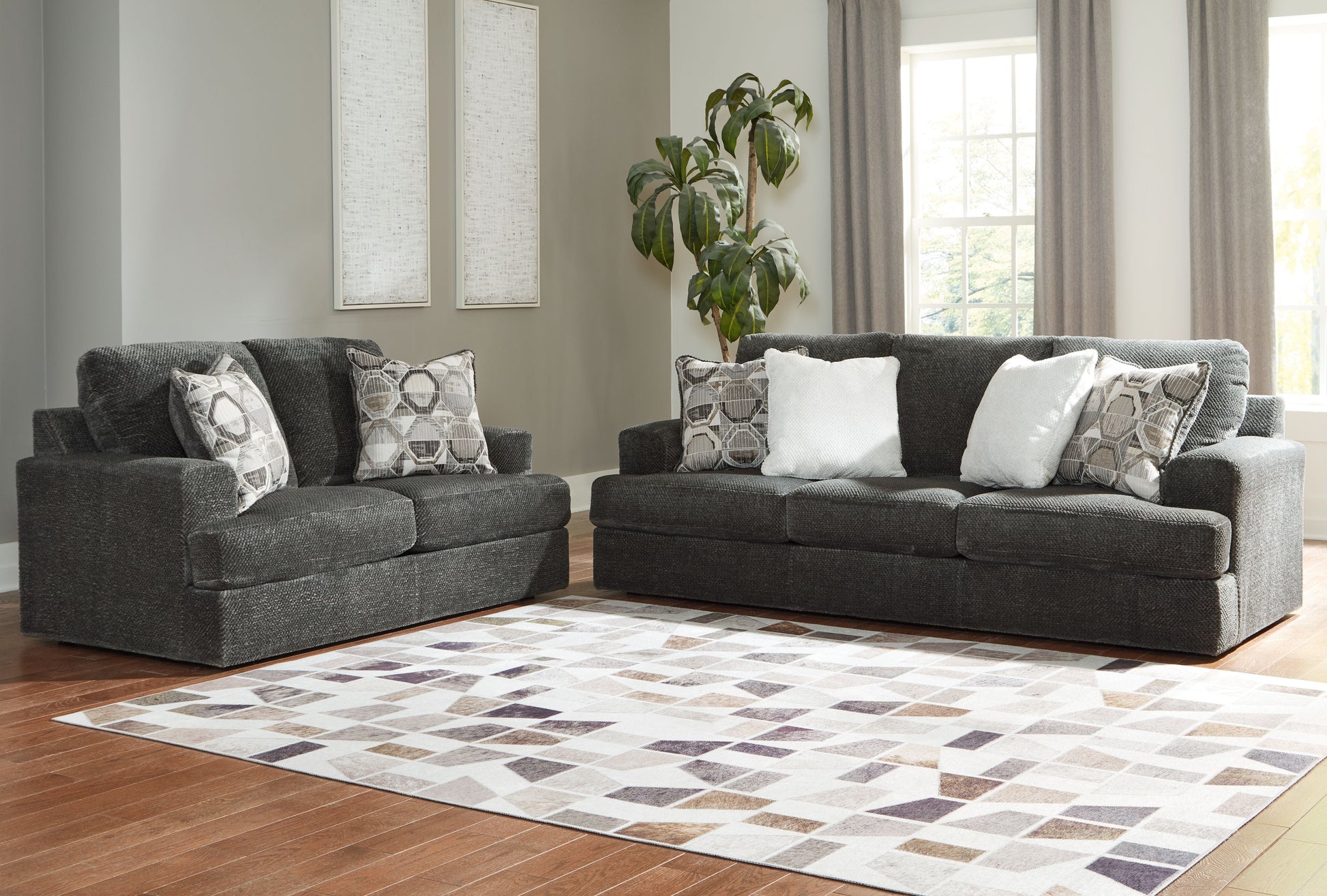 Signature Design by Ashley® Karinne - Living Room Set | Meri Furniture
