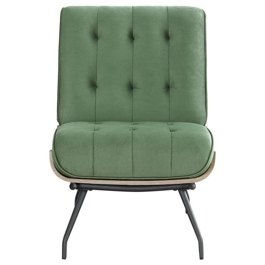 Coaster Fine Furniture Aloma - Upholstered Tufted Armless Accent Chair | Meri Furniture