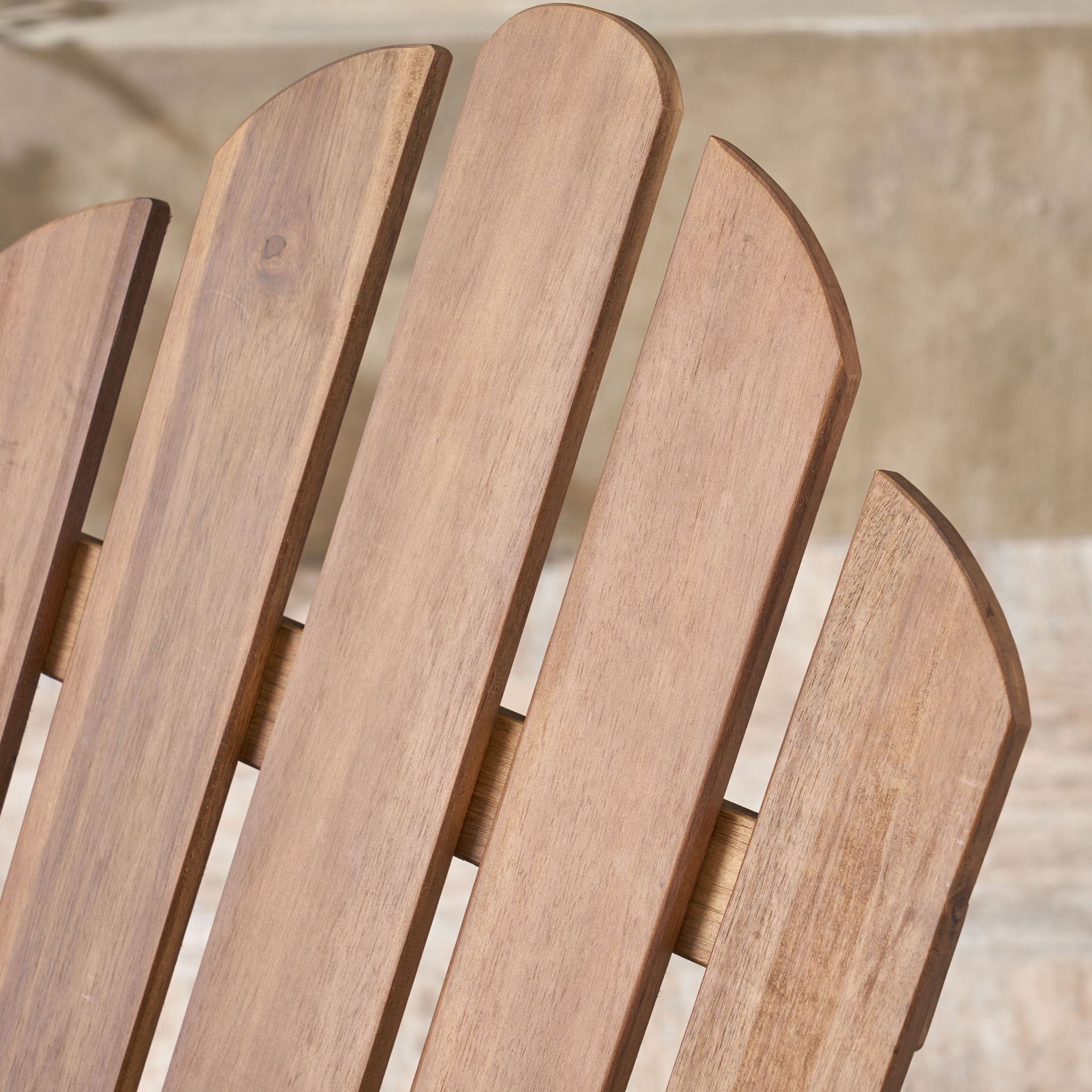 Echoes - Outdoor Acacia Wood Adirondack Rocking Chair