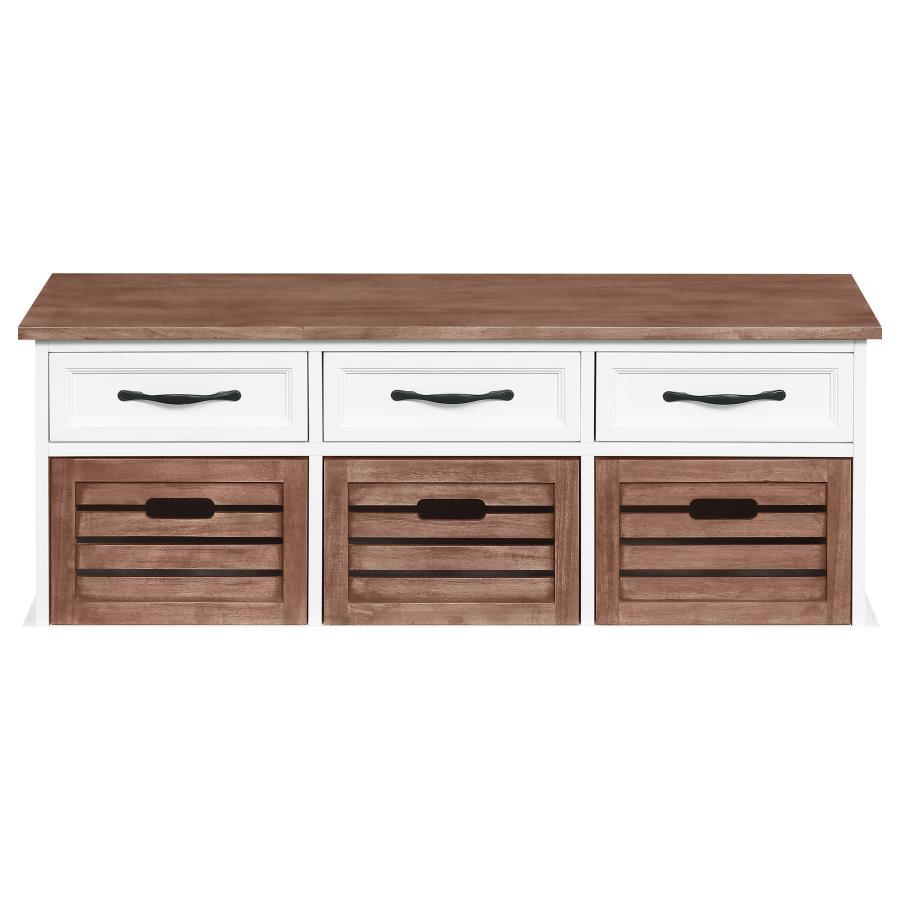Coaster Fine Furniture Alma - 3-Drawer Storage Bench | Meri Furniture