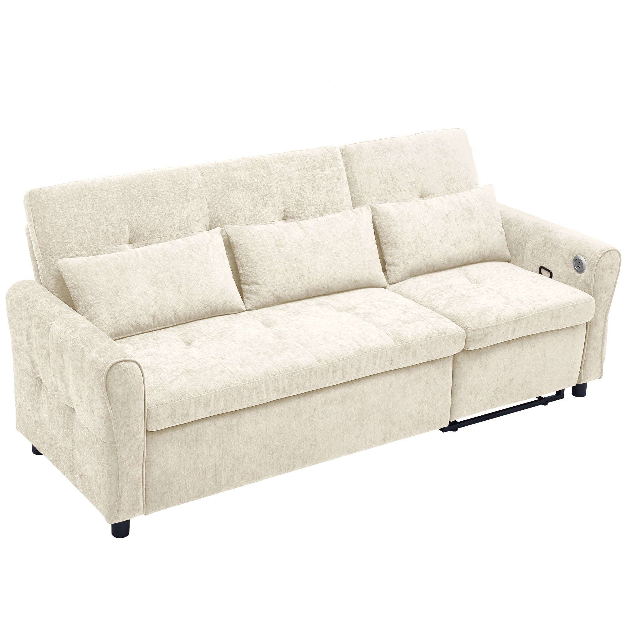 3 Seater Sofa Bed And Reversible Recliner