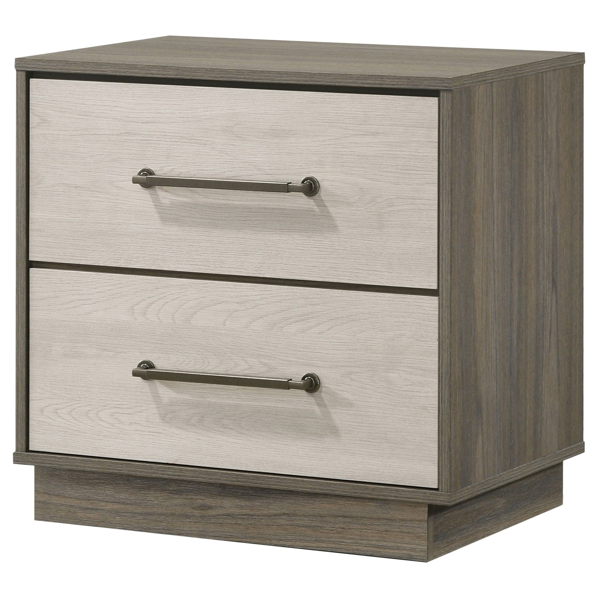 Coaster Fine Furniture Fenwick - 2-Drawer Nightstand Bedside Table - Gray Oak | Meri Furniture