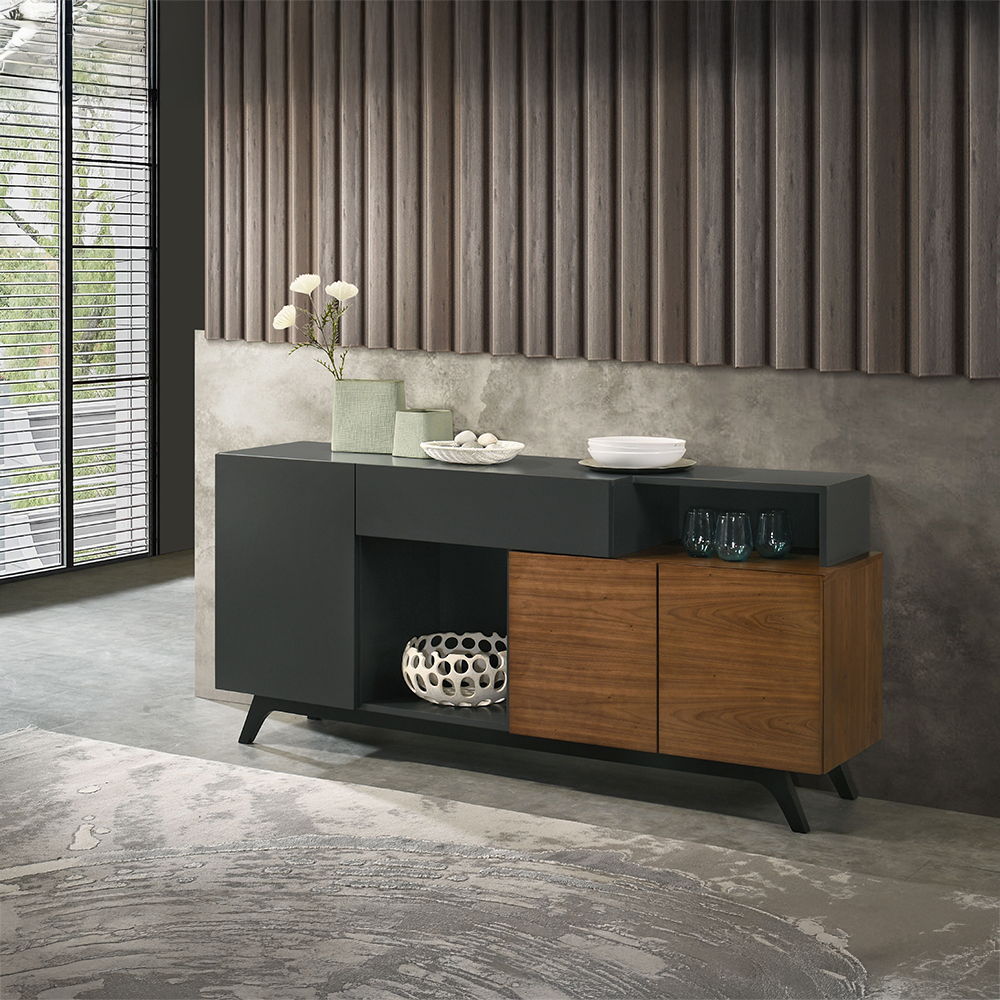 ACME Destin - Server - Walnut | Meri Furniture