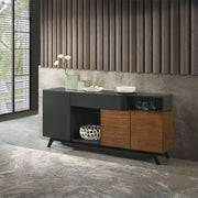 ACME Destin - Server - Walnut | Meri Furniture