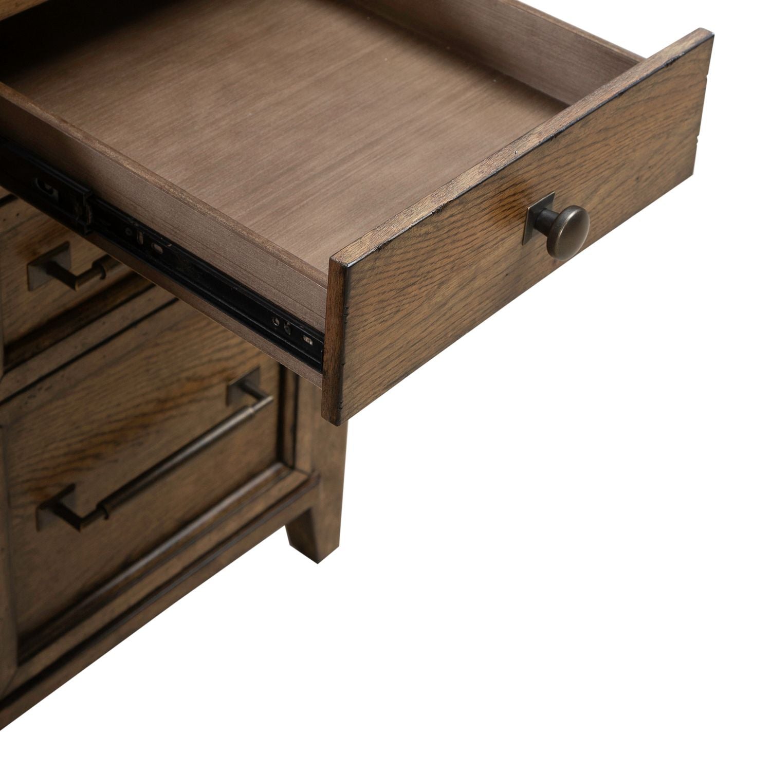 Carolina Park - Jr Executive Desk - Brown