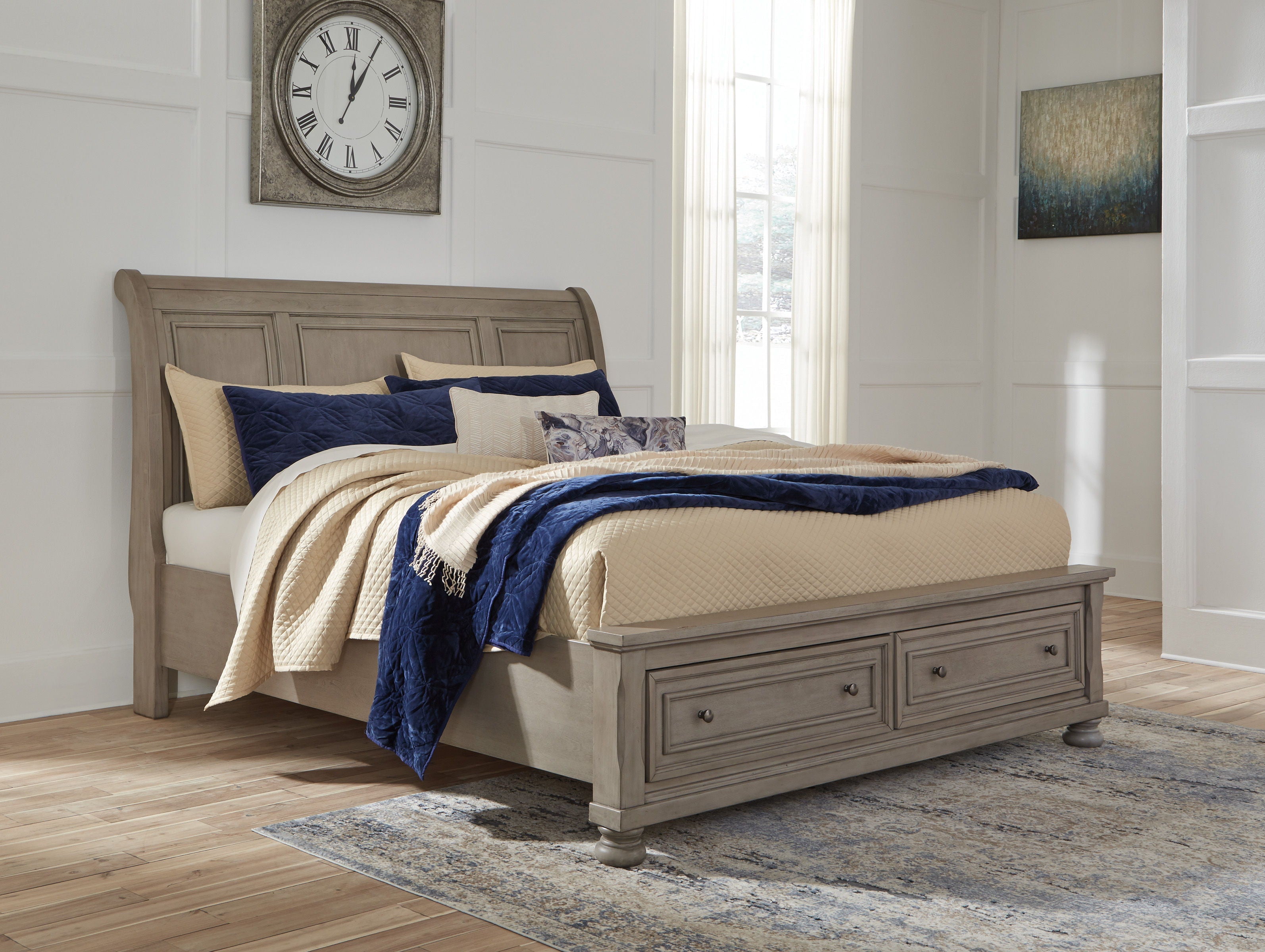 Signature Design by Ashley® Lettner - Sleigh Bed | Meri Furniture