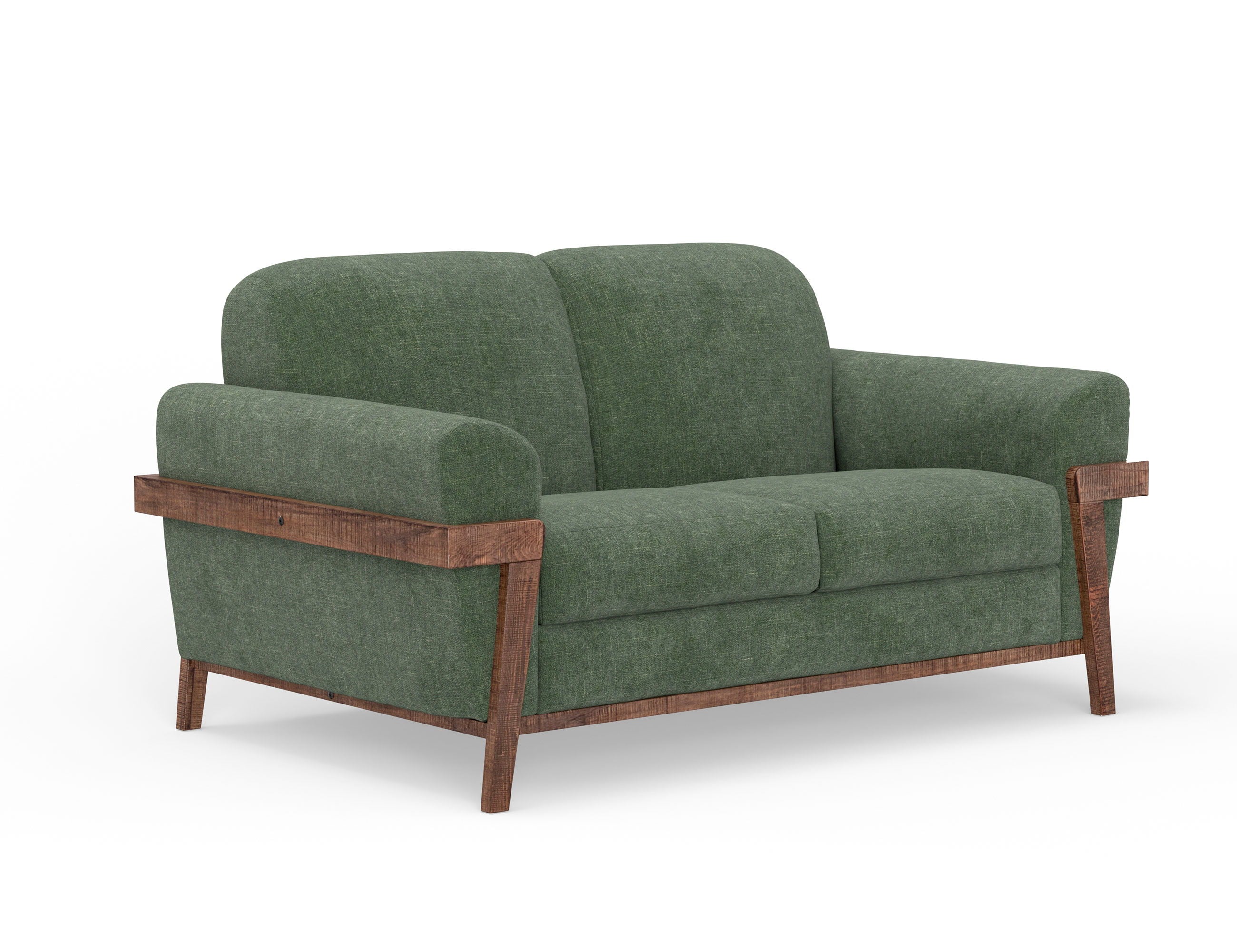 International Furniture Direct Loft Brown - Loveseat | Meri Furniture