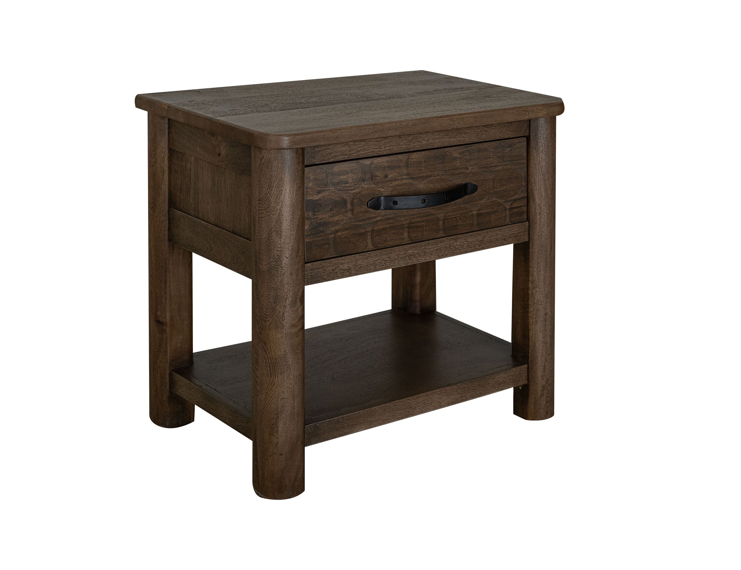 International Furniture Direct Oregon Ranch - Nightstand - Brown | Meri Furniture