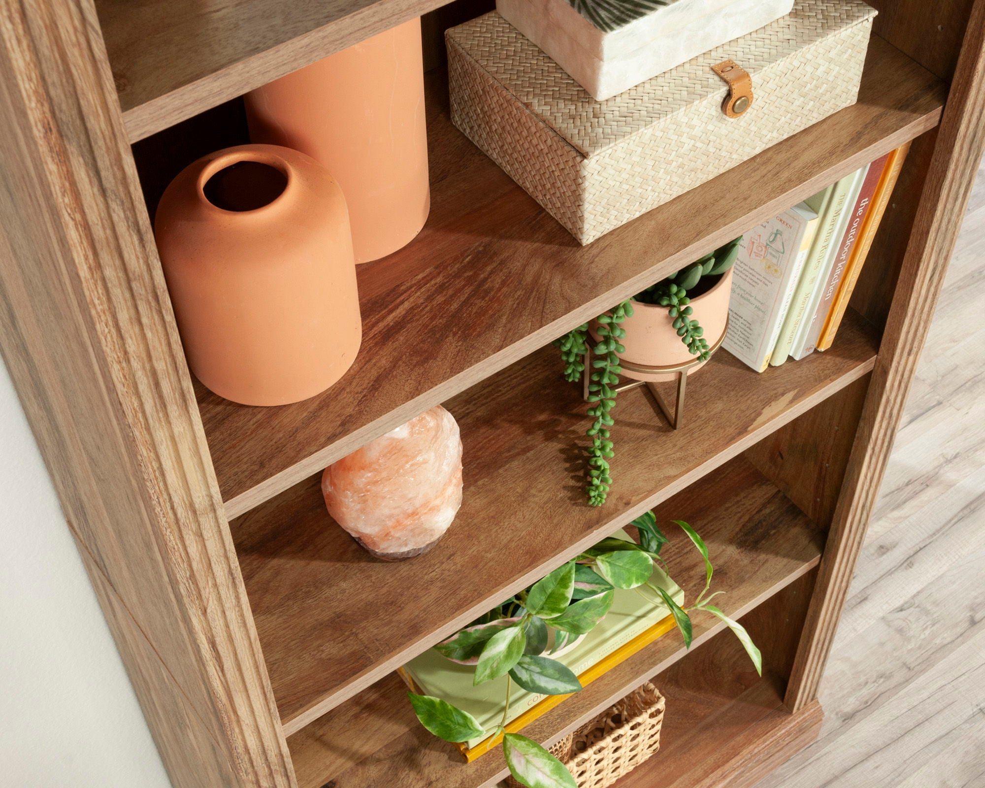 5-Shelf Bookcase in Sindoori Mango