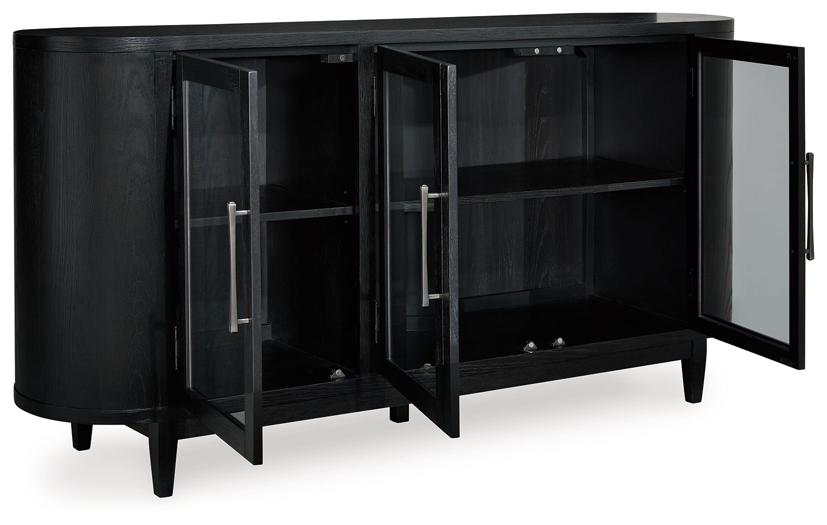 Signature Design by Ashley® Rowanbeck - Black - Dining Room Server | Meri Furniture