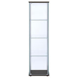 Bellatrix - 4-Shelf Clear Glass Curio Cabinet