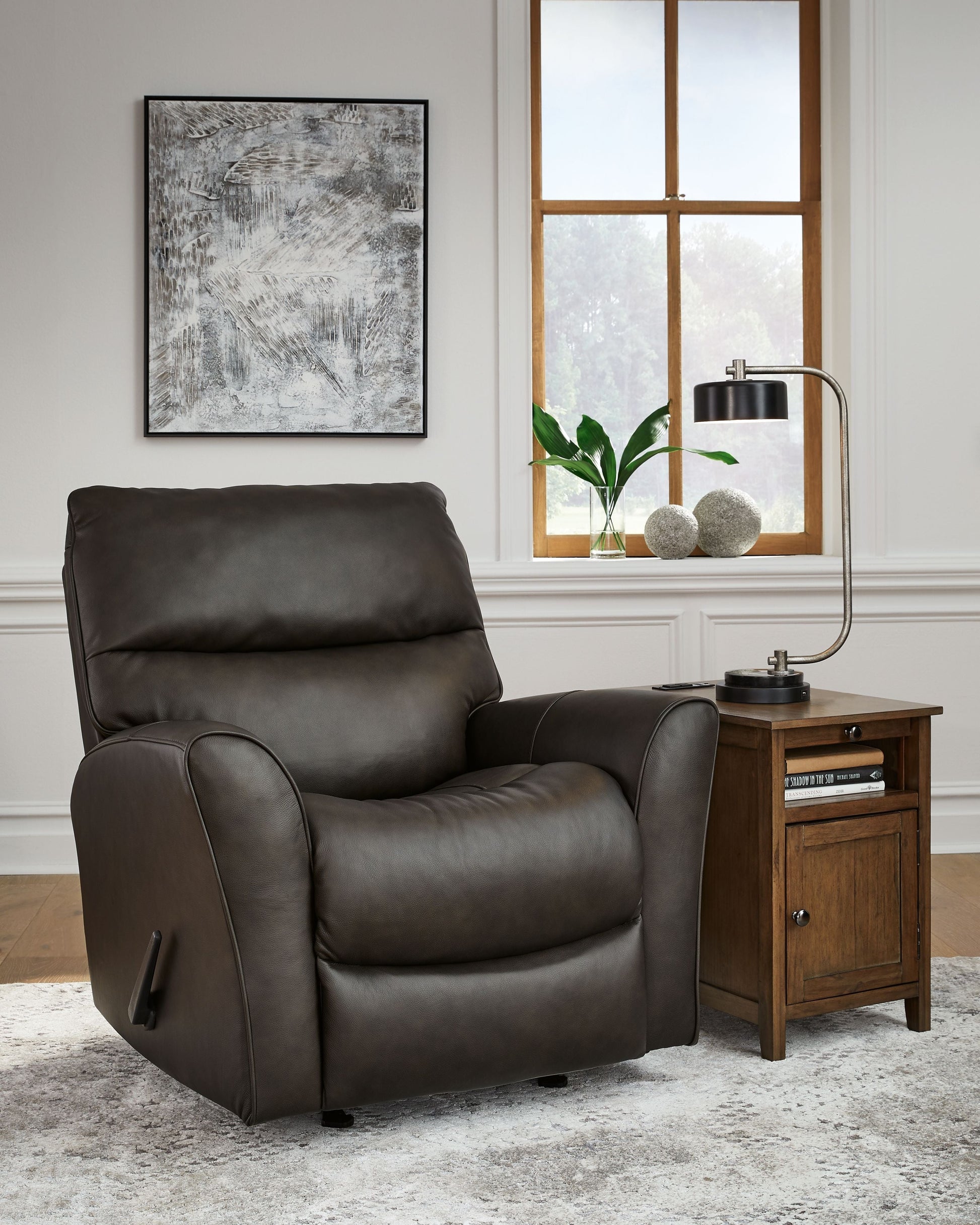 Signature Design by Ashley® Mcaleer - Thunder - Rocker Recliner | Meri Furniture