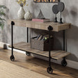 Furniture of America Lobb - Sofa Table - Natural Tone | Meri Furniture