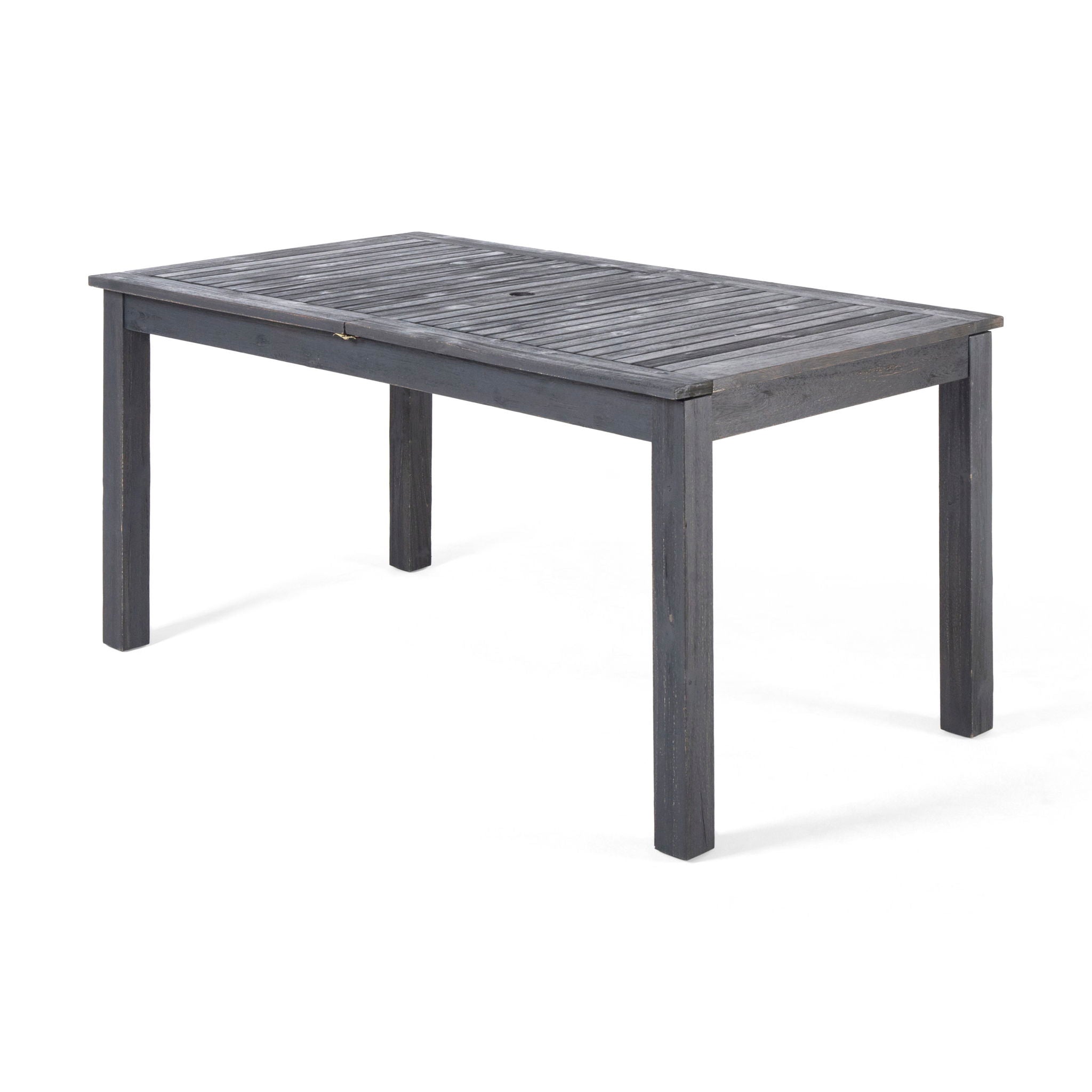 Outdoor Expandable Dining Table With Square Legs