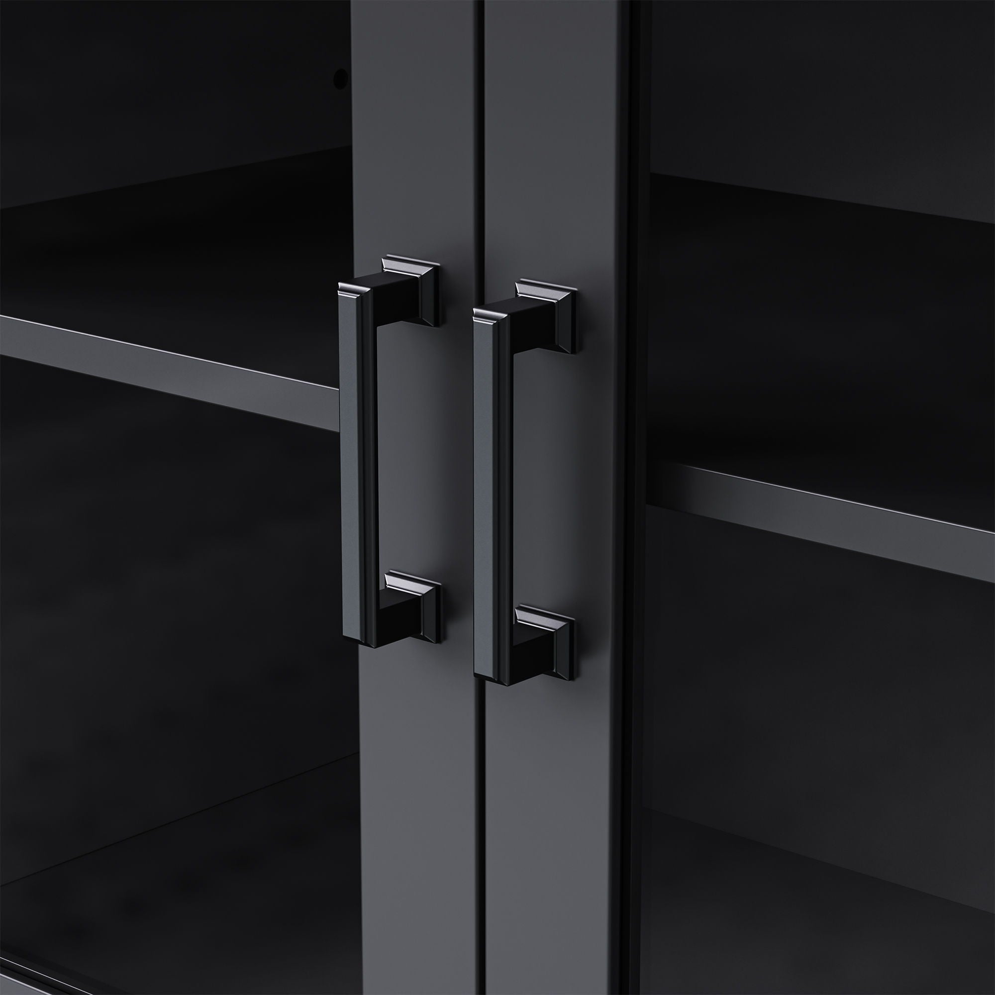 Farmhouse TV Stand With Solid Wood Gourd Shaped Legs For TVs Up To 70"